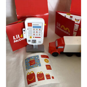2025 McDonald’s HAPPY MEAL TOYS McDonald’s Delivery Truck & Self Order Kiosk New